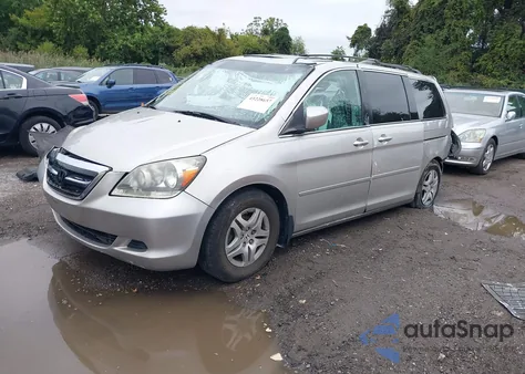 2007 Honda Odyssey Ex-L z USA, uszkodzony, nr VIN 5FNRL38727B455946
